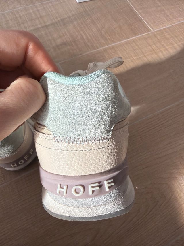 Zapatillas Hoff Beige y Turquesa