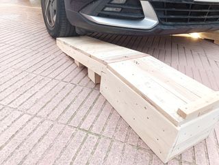 Rampas de madera para coches