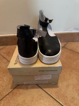 Scarpe in vera pelle, Made in italy,nere tg 41