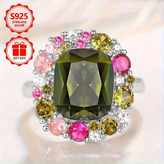 Anillo Clásico de Plata 925 con Circonita Cúbica