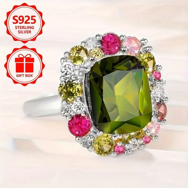 Anillo Clásico de Plata 925 con Circonita Cúbica