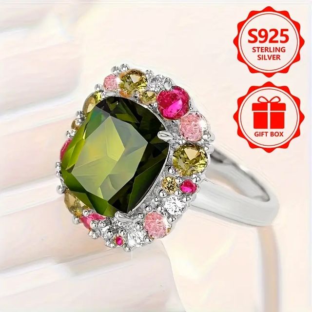 Anillo Clásico de Plata 925 con Circonita Cúbica