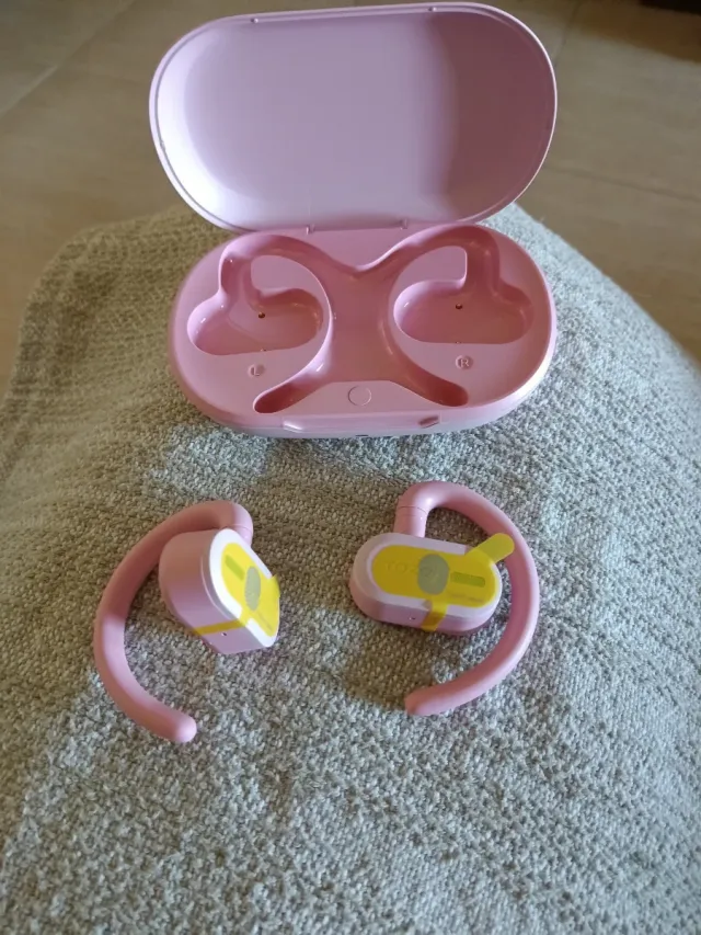 Auriculares TOZO Open Buds Bluetooth ROSA PINK