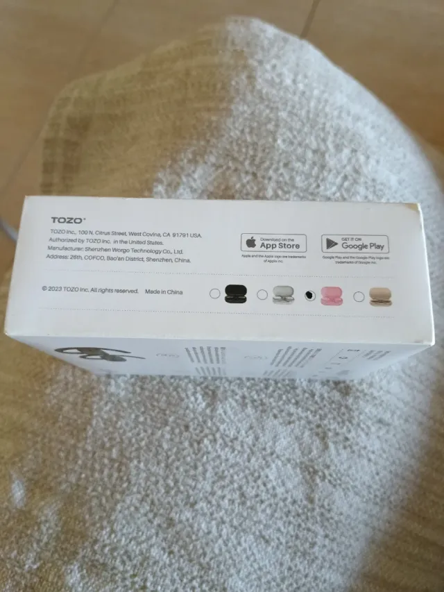 Auriculares TOZO Open Buds Bluetooth ROSA PINK