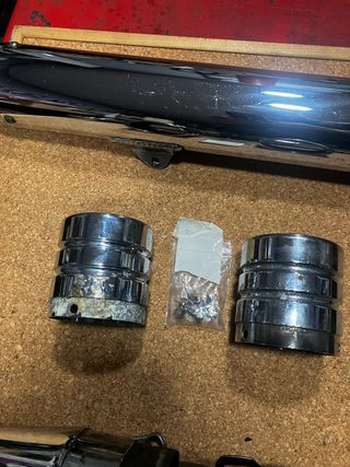 Escape softail , puntas escapes y deflectores