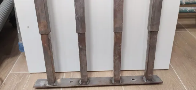 Reja extensible metálica, reja ventana