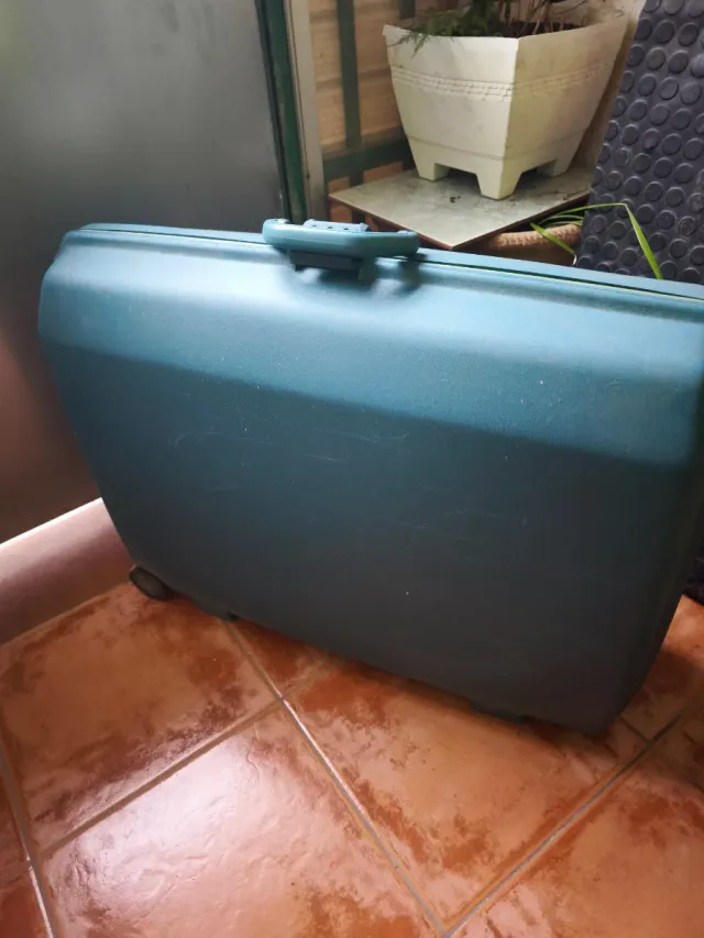 2 maletas de viaje Samsonite verde