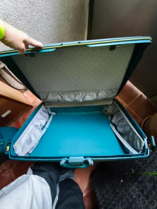 2 maletas de viaje Samsonite verde