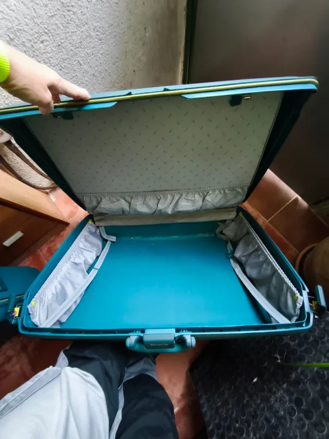 2 maletas de viaje Samsonite verde