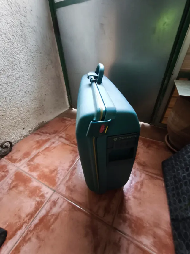 2 maletas de viaje Samsonite verde