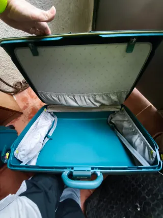 2 maletas de viaje Samsonite verde
