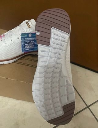 Scarpe Skechers Donna Bianche Oro Nuove