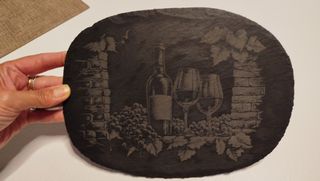 Orologio a pendolo vintage con serigrafia