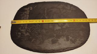 Orologio a pendolo vintage con serigrafia