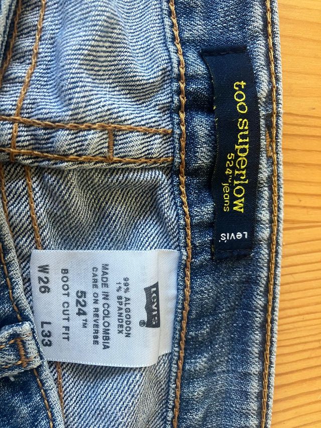 Pantalones vaqueros Levi's rectos talla 38
