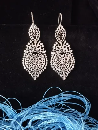 Conjunto Joyería Traje Regional Plata