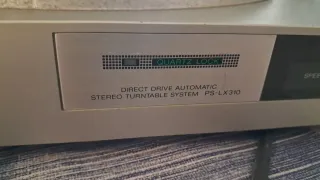 Giradischi Sony Argento e Nero