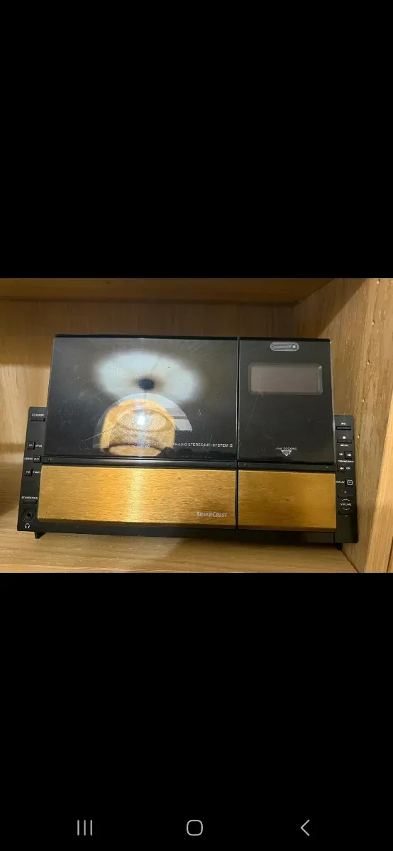 Radio Cassette Sanyo Plata