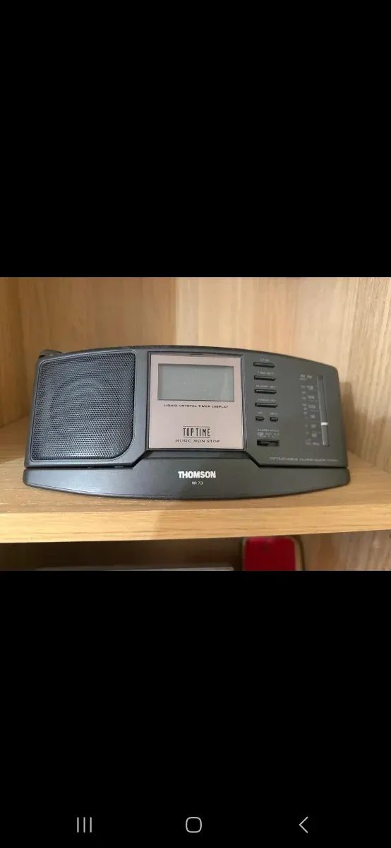 Radio Cassette Sanyo Plata
