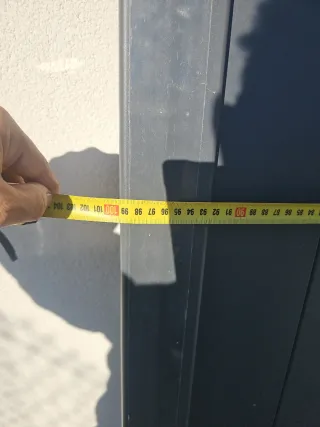 Puerta de jardín sin estrenar