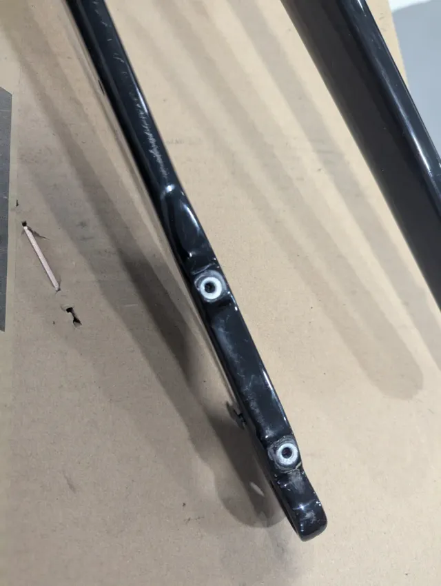 Horquilla de Gravel carbono con tubo de aluminio