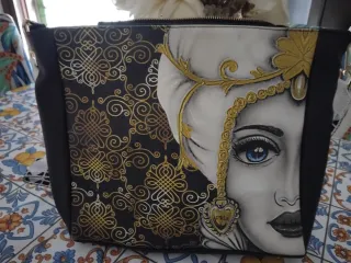 Borsa donna nera con tracolla