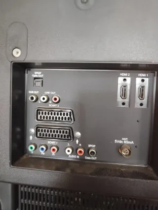 TV Negro 0,50 de alto x 0,67 de ancho 60'