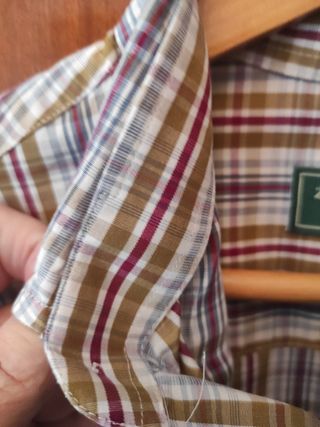 Camisa Zeno Veronese cuadros talla IV