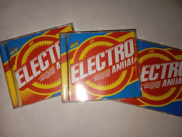Pack 3 CDs Electro Anual EN TV