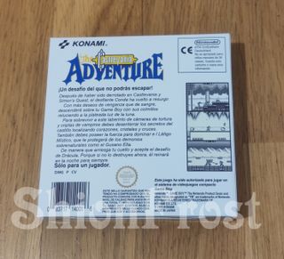 Scatola Castlevania Adventure (Game Boy)