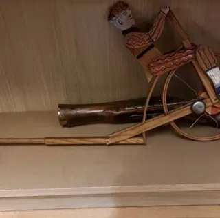 Juguete antiguo de madera