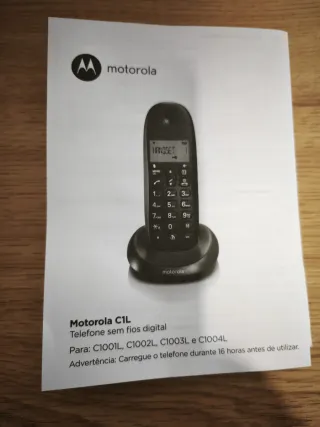 Teléfono Inalámbrico Motorola C1001L.