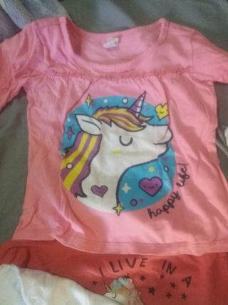Camisetas niña varias marcas tallas 110
