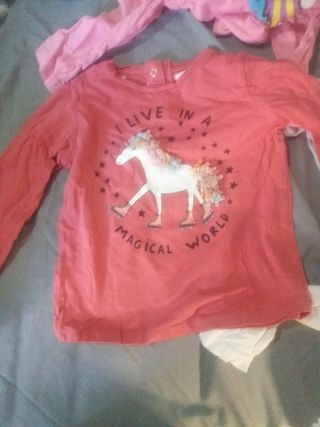 Camisetas niña varias marcas tallas 110