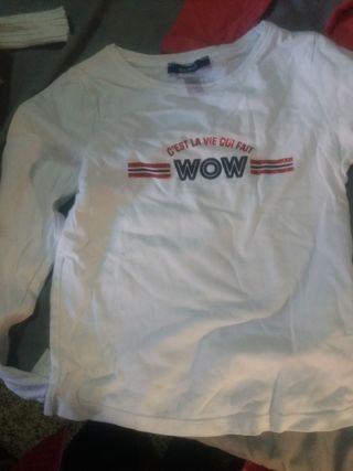 Camisetas niña varias marcas tallas 110