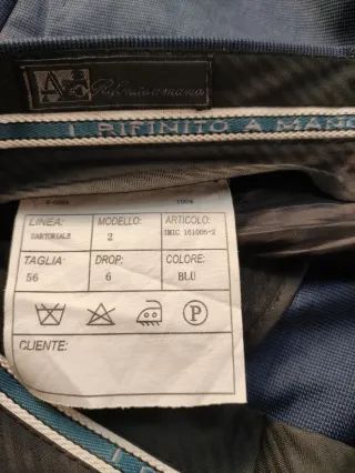 Abito completo uomo blu