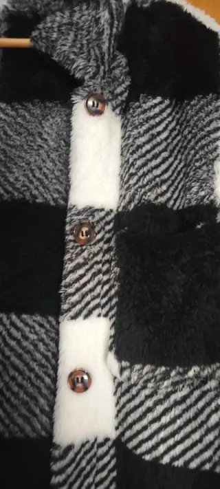 Chaqueta de invierno a cuadros