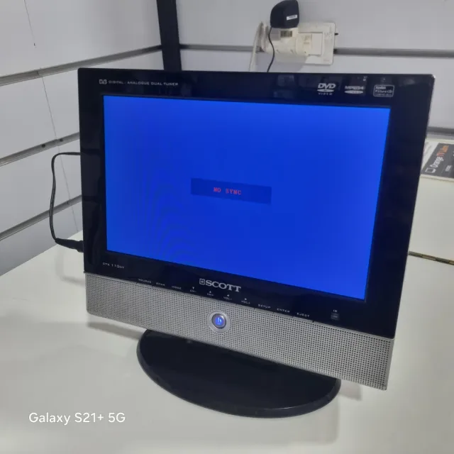 Mini TV DVD Scott 10 Negro/Plata