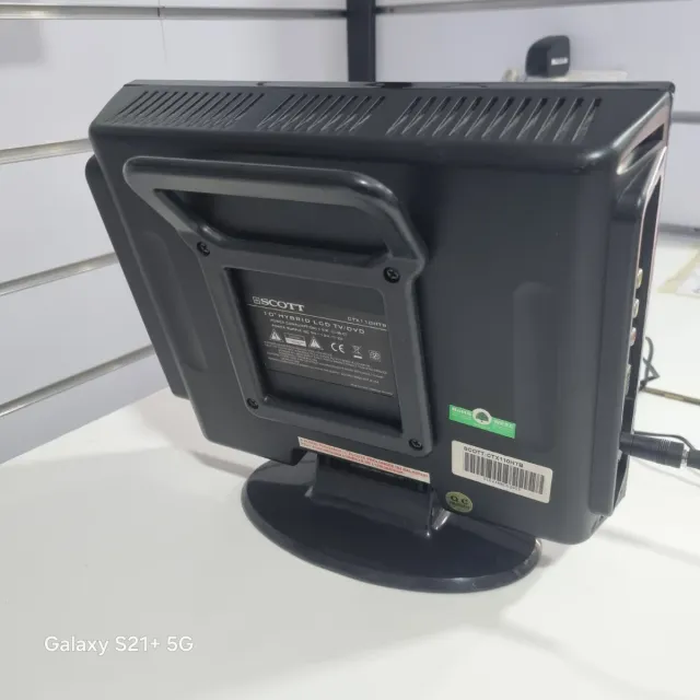 Mini TV DVD Scott 10 Negro/Plata