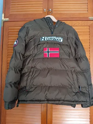 Plumas Canguro Geographical Norway Verde Oliva