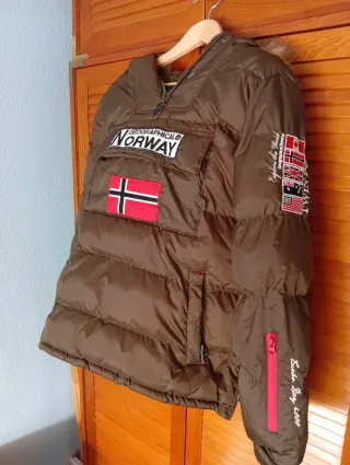 Plumas Canguro Geographical Norway Verde Oliva