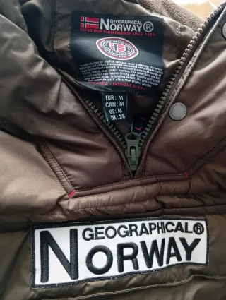 Plumas Canguro Geographical Norway Verde Oliva