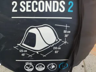 Tienda de campaña 2 segundos 2 personas
