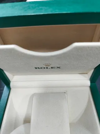 Caja Reloj Rolex Oyster Verde, impecable