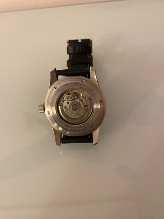 Reloj Hamilton Negro y Plateado Automático