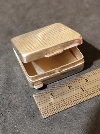 Cajita de plata pequeña