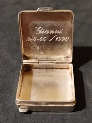 Cajita de plata pequeña