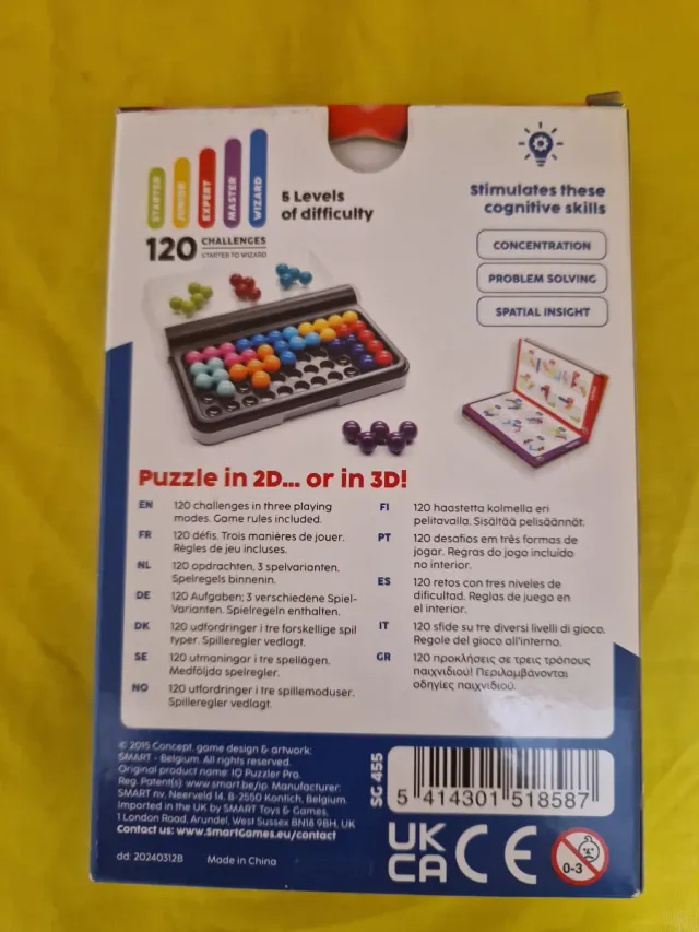 Smart Games IQ Puzzler Pro Juego Lógica