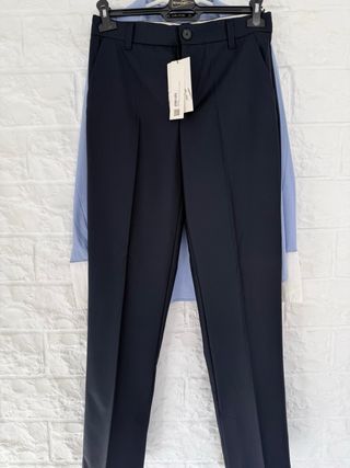 Pantalón de vestir Zara /Azul oscuro
