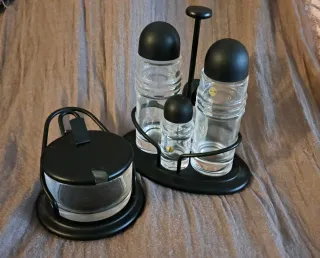 Set Olio Aceto Sale Pepe e Formaggera